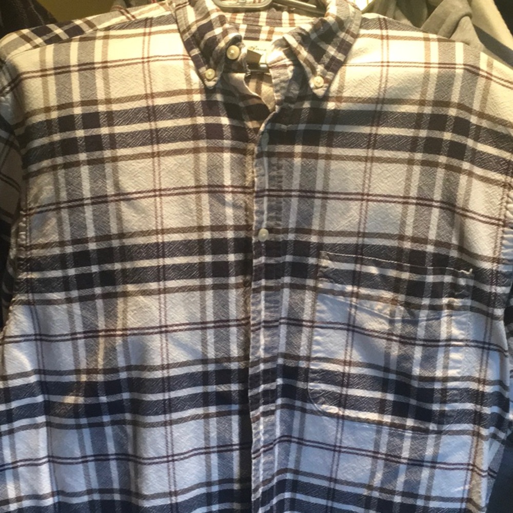 Eddie Bauer 100% cotton heavy duty shirt